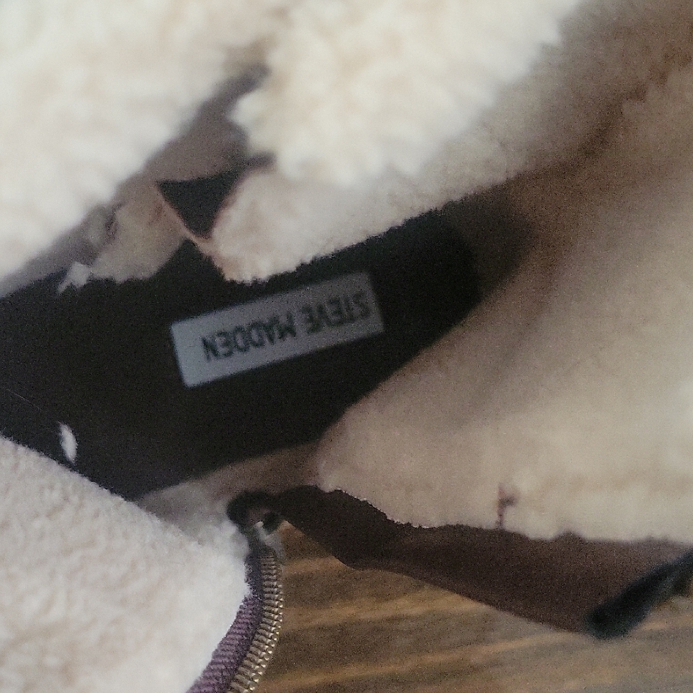 Steve Madden Brown Shearling-Lined Winter Boots - image 2